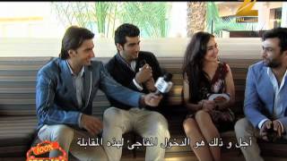 Ranveer Singh amp Arjun Kapoor Interview on Zee Aflam Gunday [upl. by Quintin]