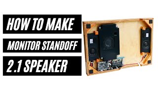 DIY 21 Subwoofer Standoff Bluetooth Speaker for Mac Mini w WONDOM SUPB6510 SUPS7515 BCPB2 amp JAB4 [upl. by Eanal62]