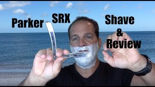 Parker SRX Shavette Razor Shave and Review [upl. by Iturk308]