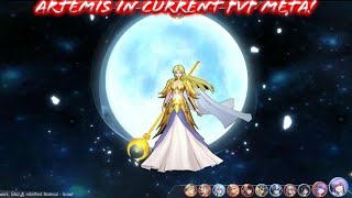 Saint Seiya Awakening KOTZ  Artemis in Current PvP Meta Double Action Basic Atk  Assist [upl. by Ellerrad]