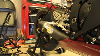 2007 Yamaha R6 Full LeoVince Cold Start [upl. by Niotna406]