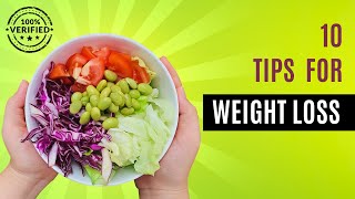 Tips for weight loss10 proven strategies for achieving your weight loss goals [upl. by Corbet240]