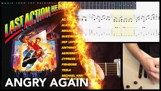 Angry Again by Megadeth  Playthrough  Breakdown and Parts  Tab [upl. by Auqinot189]