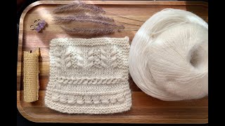 How to Knit With Lambswool Unspun Yarn [upl. by Garry]