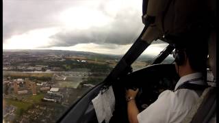 Landing Glasgow RW 23 [upl. by Jonna983]