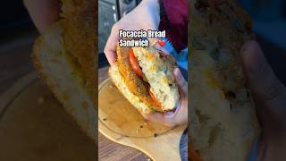 Focaccia Bread Sandwich🥖👩‍🍳❤️ bollywood trend shorts recipe pakistanifood [upl. by Rebmac5]