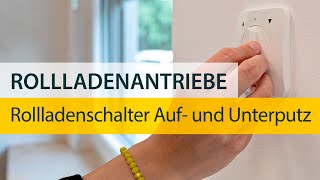 Rollladenschalter Rast und Tastfunktion einstellen [upl. by Niriam]