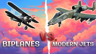 We Took BIPLANES Into 100 Air Battles and THIS is What Happened Funny Moments Part 4 [upl. by Cherey]