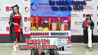 Chandigarh University convocation 🎓 we are late for degree 🥹😬 [upl. by Aamsa]