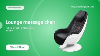 Medisana  Lounge massage chair RS 660 eng [upl. by Royd]