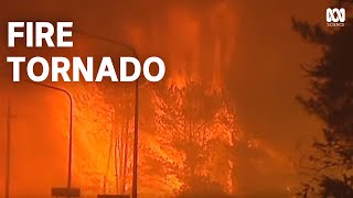 Fire tornado how bushfires create their own weather [upl. by Eityak]