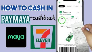 HOW TO CASH IN MAYA  PAYMAYA IN 7ELEVEN VIA BARCODE [upl. by Nguyen]