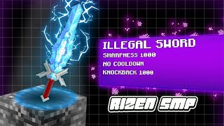 Rizen Smp My Enemy Find Illegal Sword [upl. by Acira961]