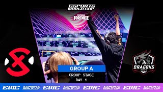 XSET vs DRAGONS eSports  EWC ft Fortnite  Day 1  Group Stage [upl. by Letisha619]