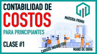 Contabilidad de costos CLASE 1  Curso gratis para principiantes  Definiciones y conceptos [upl. by Stark919]