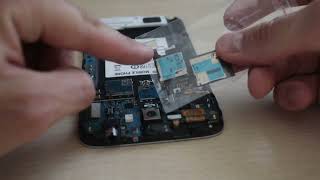 SIM Karten SLOT tauschen  Samsung Galaxy Note 2 [upl. by Madalyn]