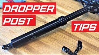 Dropper post installation tips [upl. by Eelyrag]