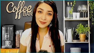 ASMR ESPAÑOL CAFETERIA ☕❤️️🍪  Soft Spoken asmr  REEDITADO DEL 2021 😊 [upl. by Cynar]