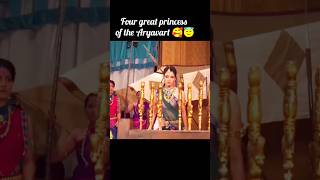 Great princesses of the Aryavart shorts trending viralvideo mahabharat song poojasharma [upl. by Eerdua206]