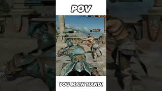 POV you main Tiandi For Honor forhonor funny shorts [upl. by Teraj]