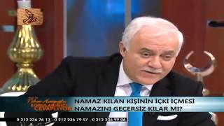 Nihat Hatipoglu Namaz Kilanin içki içmesi Namazi Gecersiz mi olur [upl. by Darcee470]