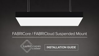 FABRICoreFABRICloud Suspended Installation Guide  LumiScapes by Cooledge [upl. by Ares]