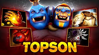 ТОПСОН на мид ОГРЕ  Mid Ogre Magi Topson DOta 2 [upl. by Chen]