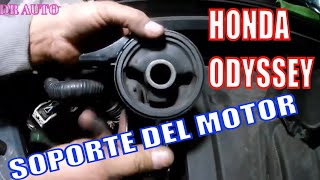 como Cambiar el soporte de motor delantero de una 2005 honda odyssey  How to change a motor mount [upl. by Nalced949]