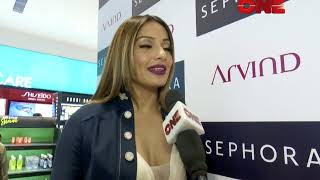 Bipasha Basu  Sephora launch  Exclusive  Interview  Kolkata [upl. by Cyma]