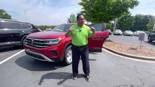 2021 Volkswagen Atlas Cross Sport SE w Technology walk around video [upl. by Eisiam]