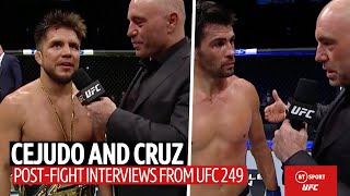 Henry Cejudo announces his retirement after beating Dominick Cruz at UFC 249 [upl. by Medor]