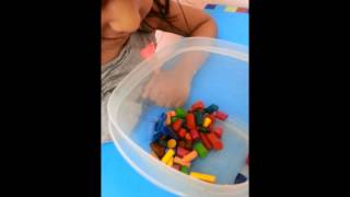 How to Melt Crayons and recycle them [upl. by Hillell158]