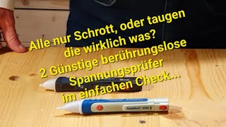 Taugen günstige berührungslose Spannungsprüfer was Peak Tech P 1030 vs Amazon Commercial 70NV110 [upl. by Shreeves262]