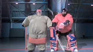 Sports Science A Sumo Goalie [upl. by Kostman]