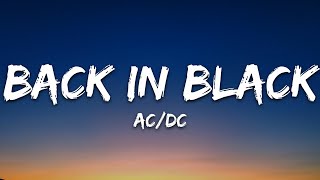 ACDC  Back In Black Lyrics [upl. by Rebliw]