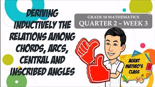 Math 10 Q2 Week 3  Chords Arcs Central Angles and Inscribed Angles [upl. by Dnamron]