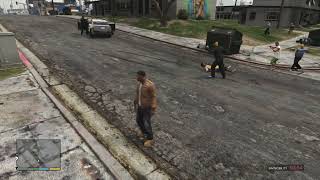 GTA V vagos kills ballas and cops part 4 [upl. by Nnayr]