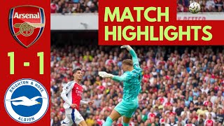 DECLAN RICE RED CARD  Arsenal vs BRIGHTON  HIGHLIGHTS kaihavertz declanrice [upl. by Yaned]