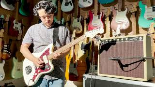 Fender Vintera Jazzmaster  Headstrong Lil King S Tone Test  Sherwood Music [upl. by Clem590]