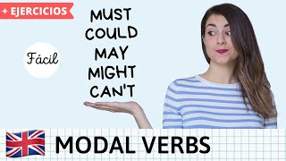 VERBOS MODALES de deducción en inglés  MUST CANT COULD  MAY  MIGHT [upl. by Akkeber]