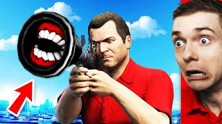 Shooting The SIREN HEAD LAUNCHER In GTA 5 Scary [upl. by Amandie378]