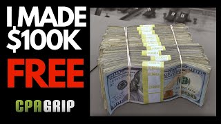 I made 100000 for free Viral CPA Marketing [upl. by Annenn]