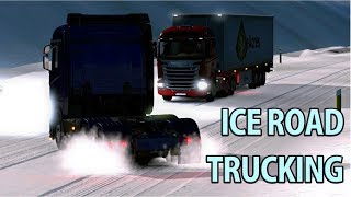 ICE ROAD TRUCKING  Heading To Reykjavik Iceland  Part 7  Euro Truck Simulator 2 [upl. by Ahusoj]