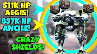 OMG 856248 ANCILE HP amp 511k Aegis Shield HP EREBUS Craziest Build Ever War Robots MK3 Gameplay WR [upl. by Alag246]