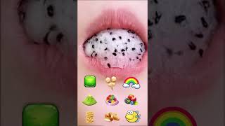 ASMR Eating Emoji Food ChallengeSatisfying Eating Sounds먹방 shorts mukbang eatingsounds food [upl. by Natalee]