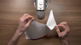 ASMR Ripping and Folding Paper [upl. by Aneehc]