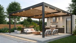 Top 300 New Patio Design Trends 2024  Home Garden Landscaping amp Rooftop Pergola Ideas [upl. by Nnylirej]