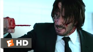 John Wick Chapter 2 2017  With a Pencil Scene 110  Movieclips [upl. by Aldarcie677]