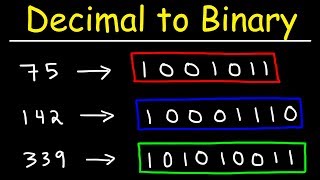 How To Convert Decimal to Binary [upl. by Leksehcey]