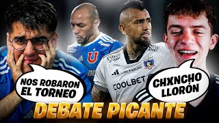 ¡HINCHA DE LA U DE CHILE LLORA y ACUSA A COLO COLO DE ROBAR EL CAMPEONATO 🤣🤬  DEBATE PICANTE [upl. by Ahsinwad]